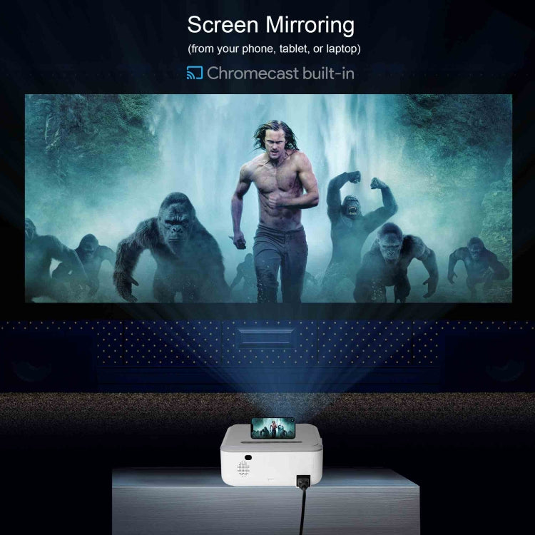 MECOOL KP1 1920x1080P 700ANSI Lumens Portable Mini LCD Smart Projector