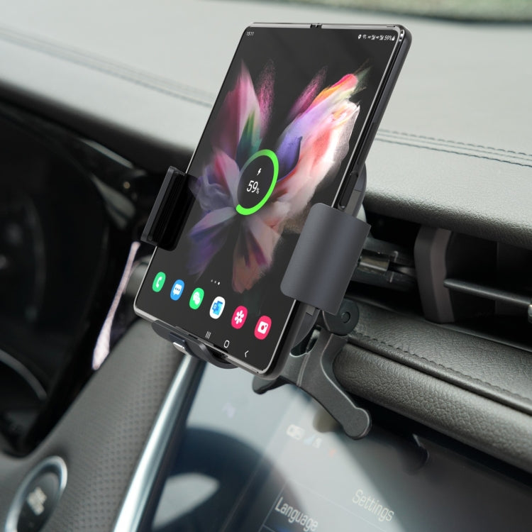 S7 Dual Coil Car Phone Holder Wireless Charger