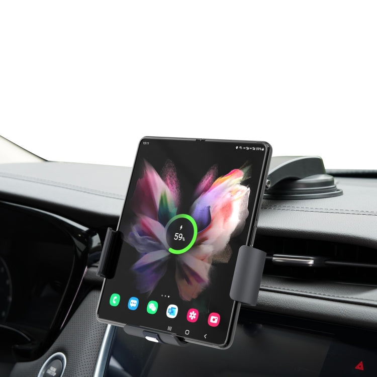 S7 Dual Coil Car Phone Holder Wireless Charger