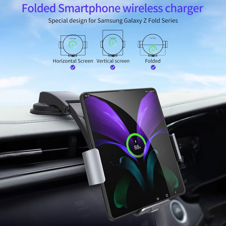 Dual Coil Car Phone Holder Wireless Charger