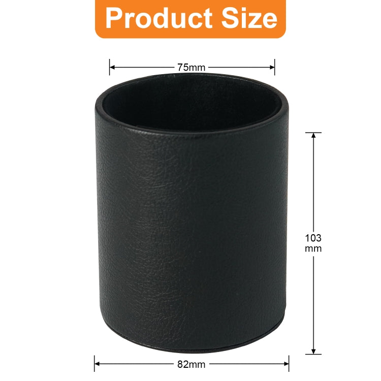 PU Leather Tool Storage Box Desktop Pen Holder