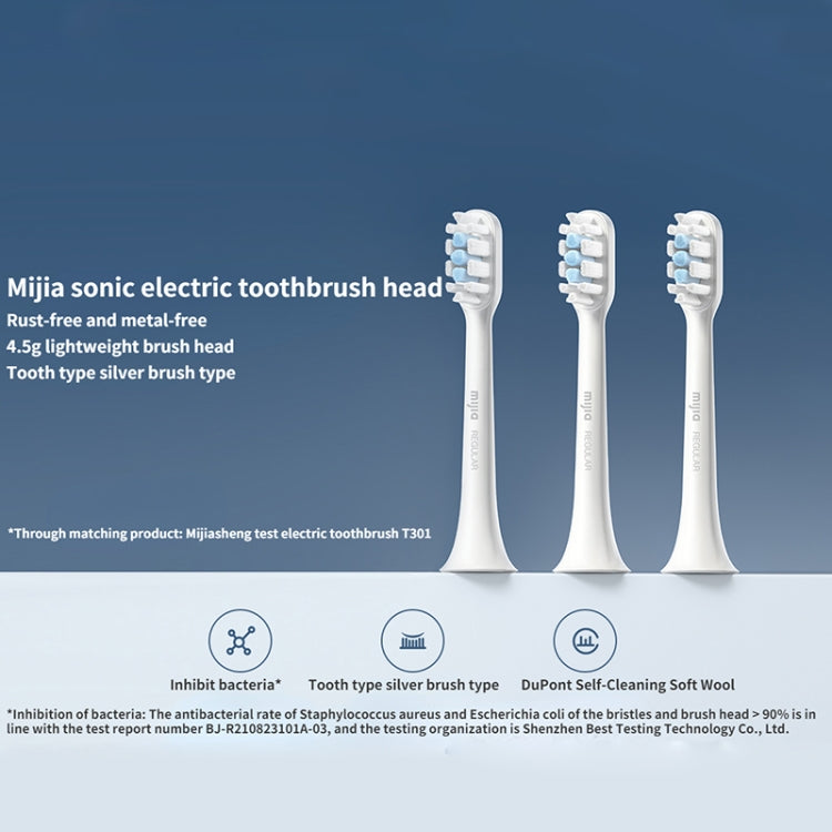 Original Xiaomi Mijia 3pcs Brush Head Standard Type for Sonic Electric Toothbrush T301 / T302