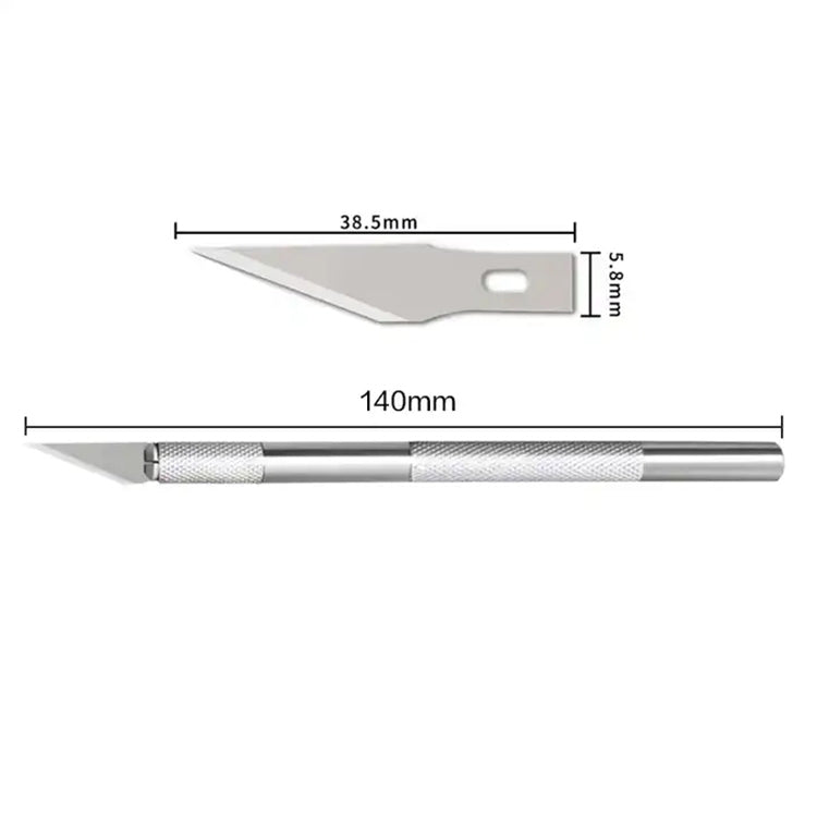 6 in 1 Aluminum Alloy DIY Carving Tool Handmade Pen Knife