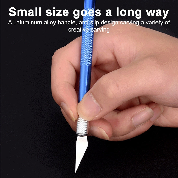 6 in 1 Aluminum Alloy DIY Carving Tool Handmade Pen Knife