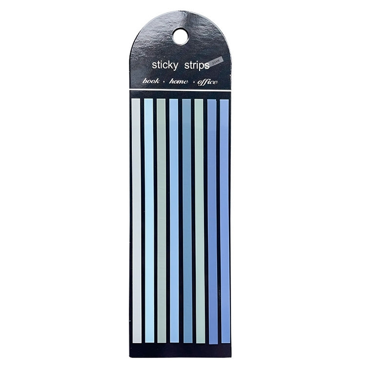 Transparent Strip Color Fluorescent Waterproof Sticky Note Long Strip Index Sticker