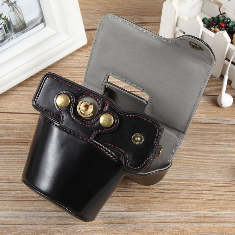 Full Body Magnetic Leather Camera Case Bag with Strap, Deluxe Edition