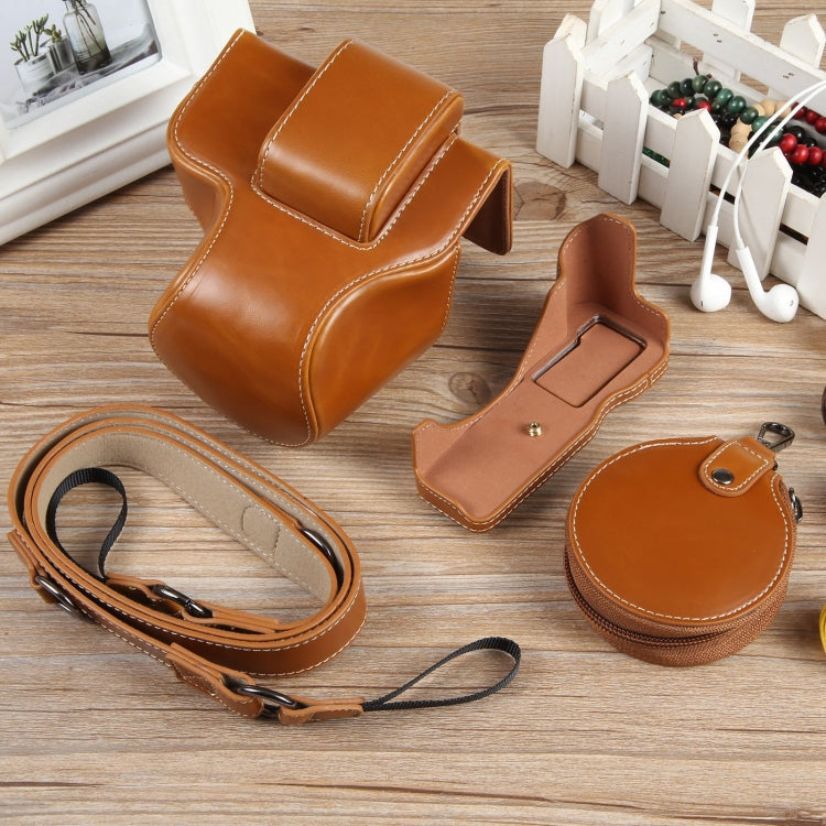 Full Body Magnetic Leather Camera Case Bag with Strap, Deluxe Edition