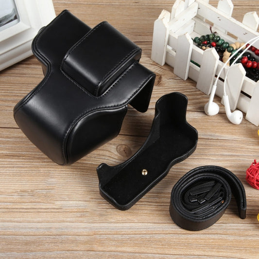 Full Body Magnetic Leather Camera Case Bag with Strap, Regular Edition