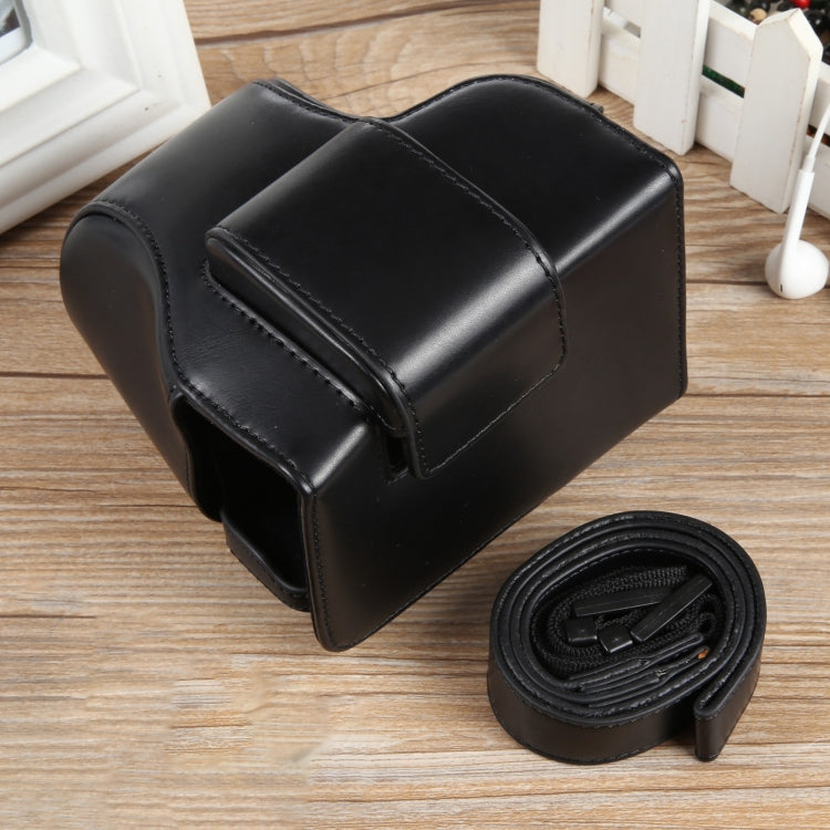 Full Body Magnetic Leather Camera Case Bag with Strap, Regular Edition