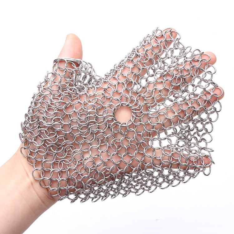 Stainless Steel Round Iron Cleaner Pot Brush Scrubber Home Cookware Kitchen Cleaning Tool