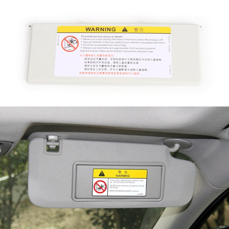 For Peugeot 308 2010-2022 Left-hand Drive Car Sun Visor Makeup Mirror Cover 98177070