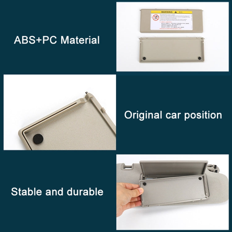 For Peugeot 308 2010-2022 Left-hand Drive Car Sun Visor Makeup Mirror Cover 98177070