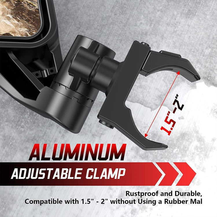 For Can-Am BRP UTV Maverick X3 Off-Road Vehicle Rearview Mirror