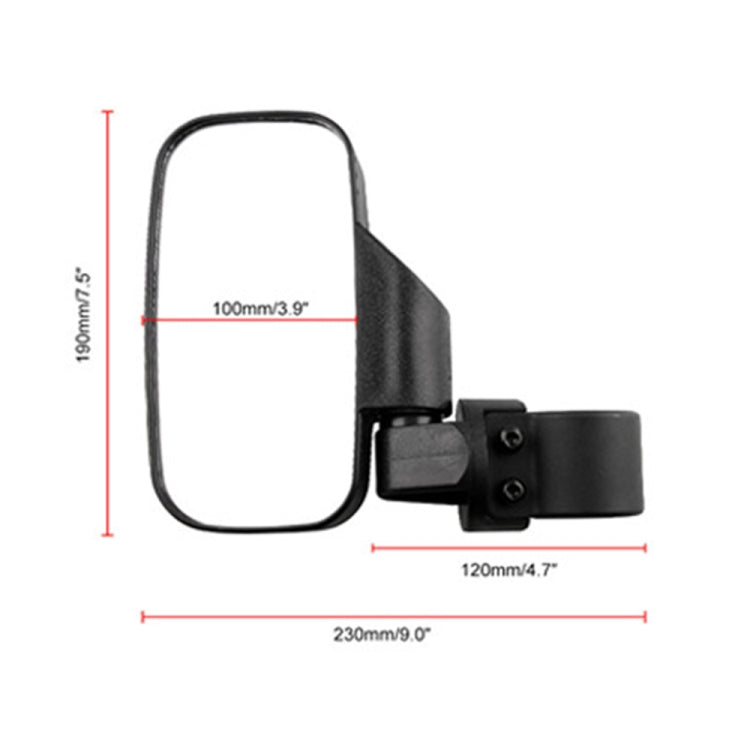 For UTV / ATV UTV-8 Modified Rear View Mirror Side Mirror