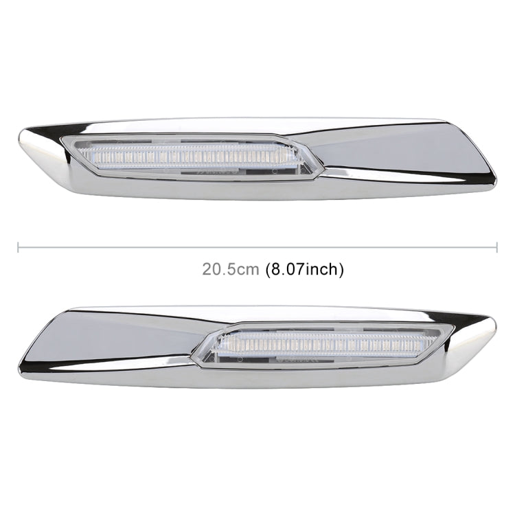 2 PCS Car Fender Light  LED Leaf Board Side DC12V / 1.7W for BMW, Yellow Light