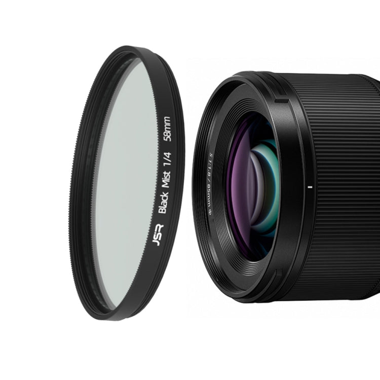 JSR Black Mist Filter Camera Lens Filter, 37mm, 43mm, 46mm, 49mm, 52mm, 55mm, 58mm, 62mm, 67mm, 72mm, 77mm, 82mm
