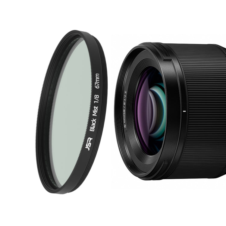 JSR Black Mist Filter Camera Lens Filter, 37mm, 43mm, 46mm, 49mm, 52mm, 55mm, 58mm, 62mm, 67mm, 72mm, 77mm, 82mm