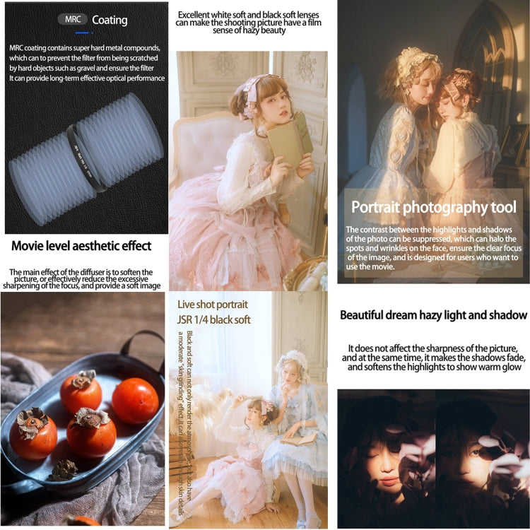 JSR Black Mist Filter Camera Lens Filter