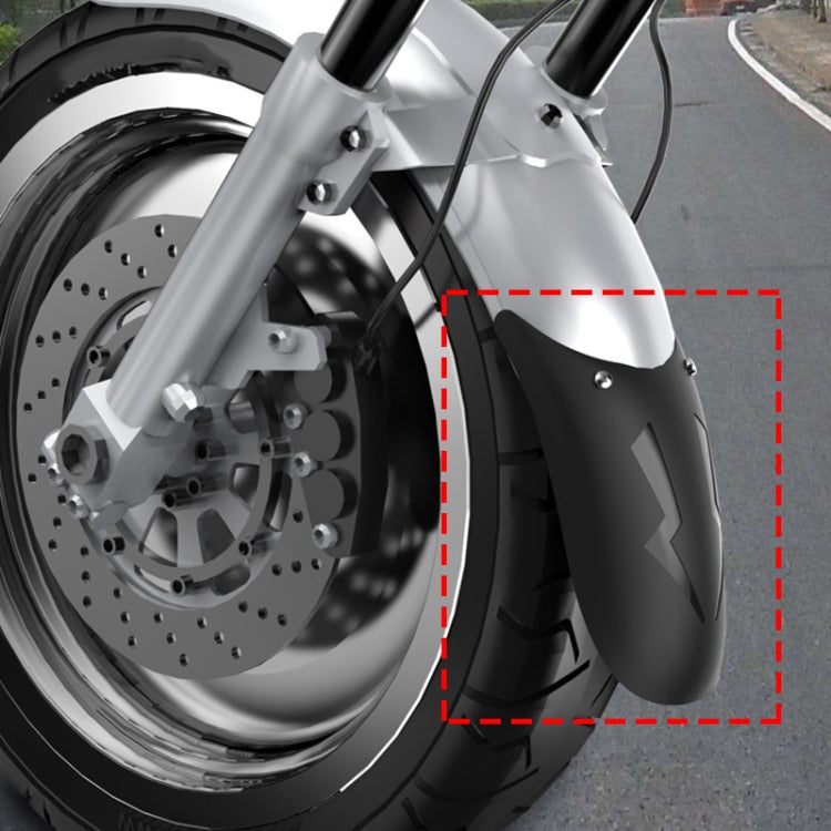 Motorcycle PP Modified Front Wheel Fender Dustproof Splash Flaps Mudguards Fender Guard