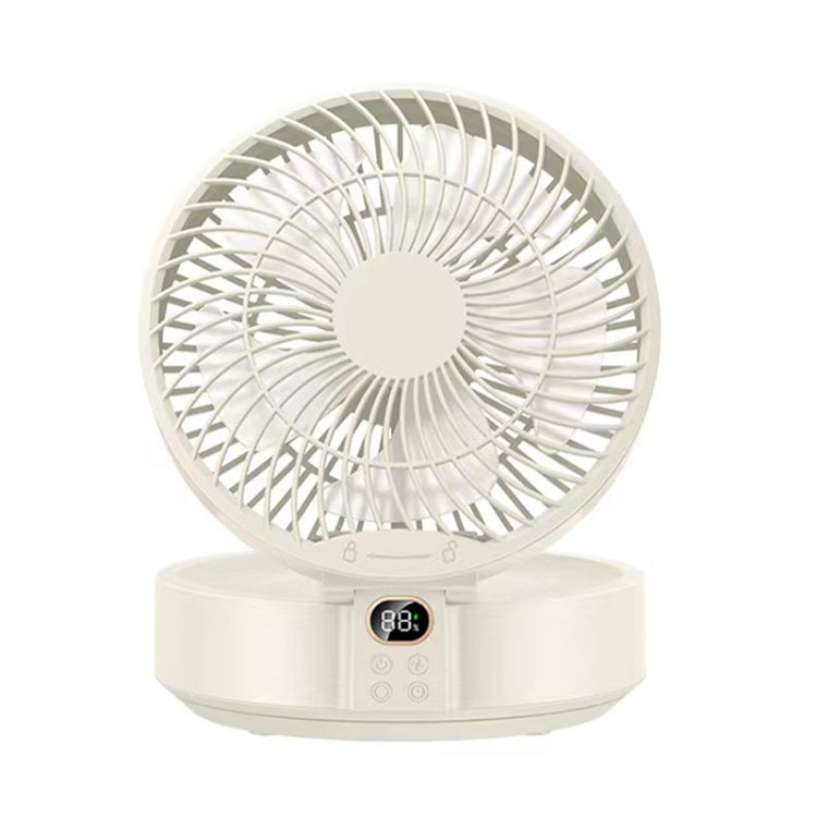 WSK302 4000mAh Swivel Head Wall Mounted Fan with Night Light