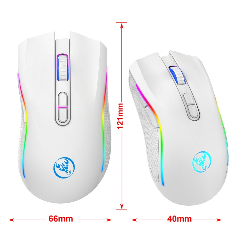HXSJ T69 4800DPI RGB 2.4GHz Wireless Mouse, T69