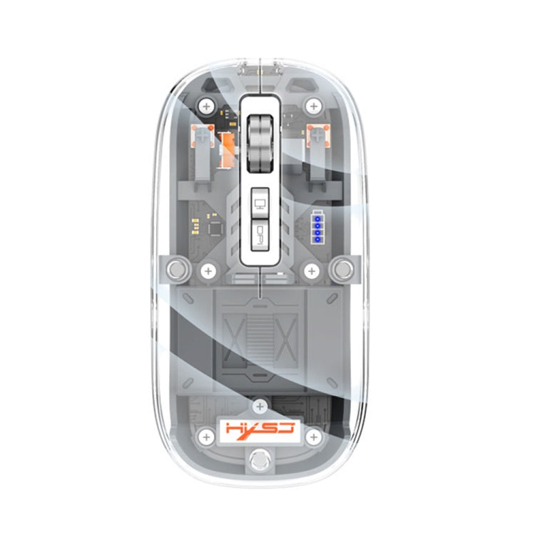 HXSJ T900 Transparent Magnet Three-mode Wireless Gaming Mouse
