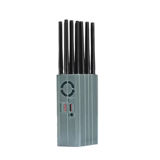 JAX-121P-12 2G/3G/4G/5G/2.4Ghz/5Ghz WIFI/GPS Signal Jammer