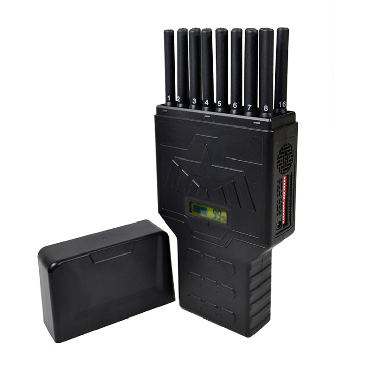 JAX-121P16 2G/3G/4G/5G/WiFi/GPS Handheld Phone Signal Jammer