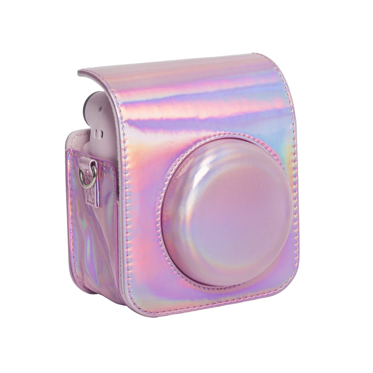 Laser Full Body Leather Case Camera Bag with Strap