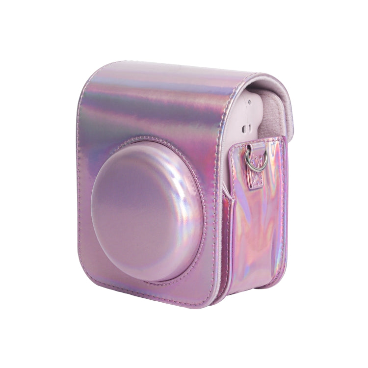 Laser Full Body Leather Case Camera Bag with Strap