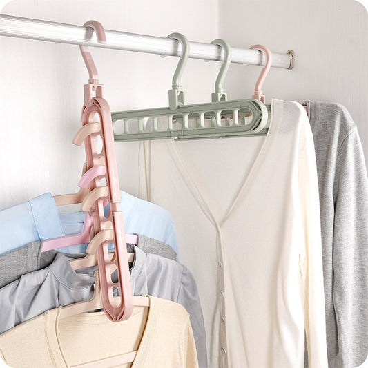 Multifunctional Magic Nine-hole Clothes Hanger