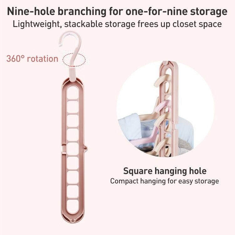 Multifunctional Magic Nine-hole Clothes Hanger