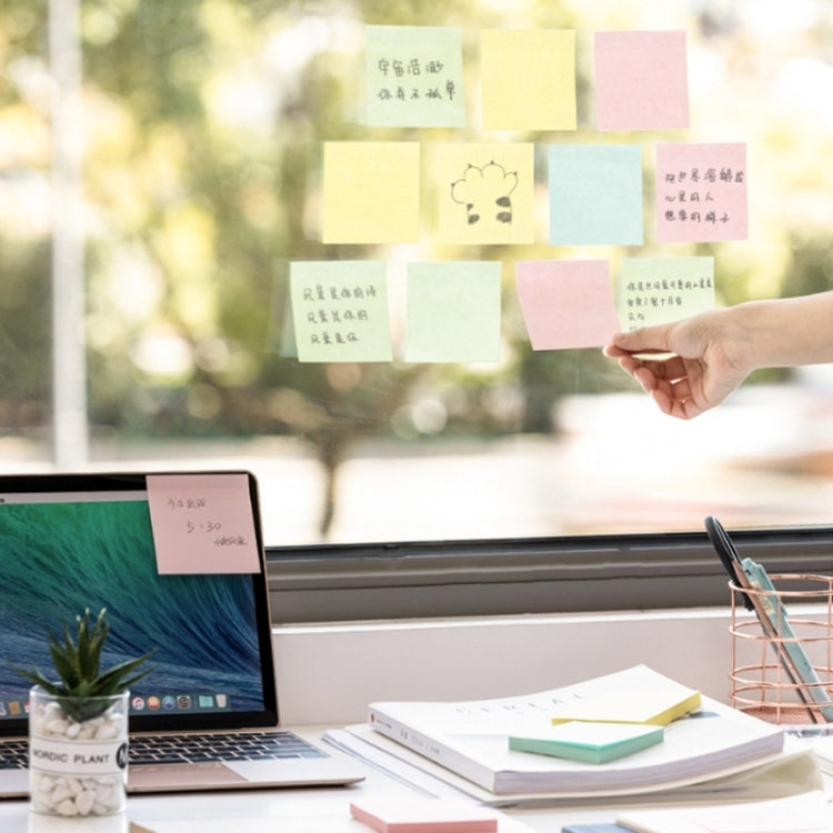 Deli 7156 Sticky Notes Colorful Note Label Paper, Specification: 100 Sheets