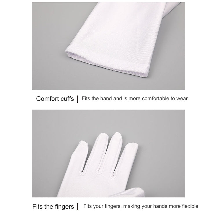 Labor Protection White Anti-sweat Cloth Thickened Gloves