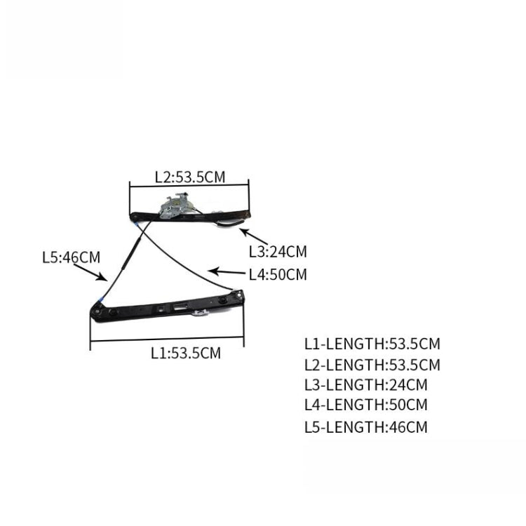 Car Front Left Door Glass Lifter Window Regulator 51337020659 for BMW 3 Series