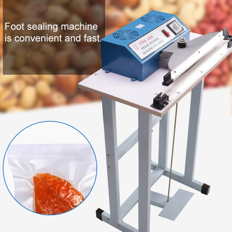 Pedal Type Sealing Machine Heat Shrinkable Film Cutting Machine Plastic Bag Sealer, EU Plug