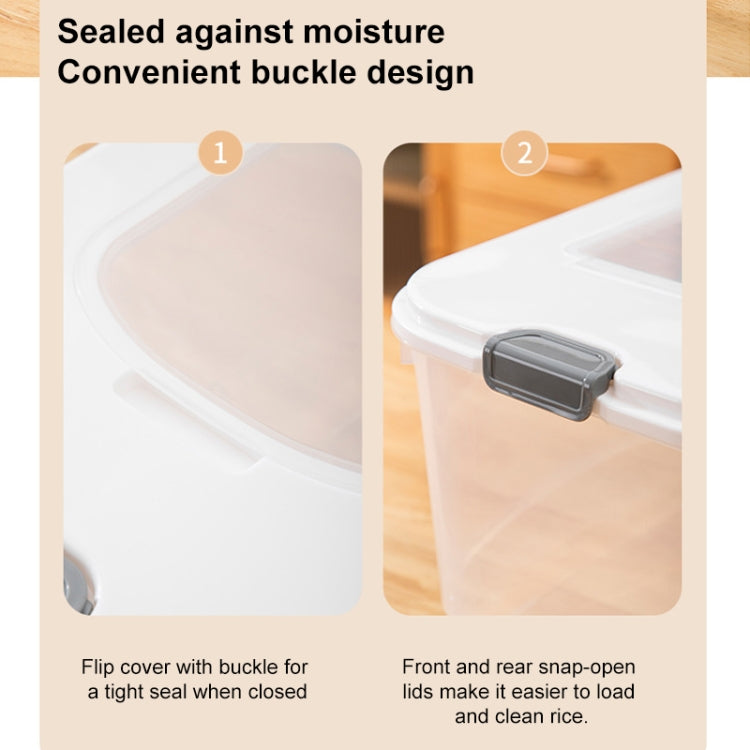 Pull-top Rice Bucket Sealed Insect-proof and Moisture-proof Food Storage Box, Random Color Delivery