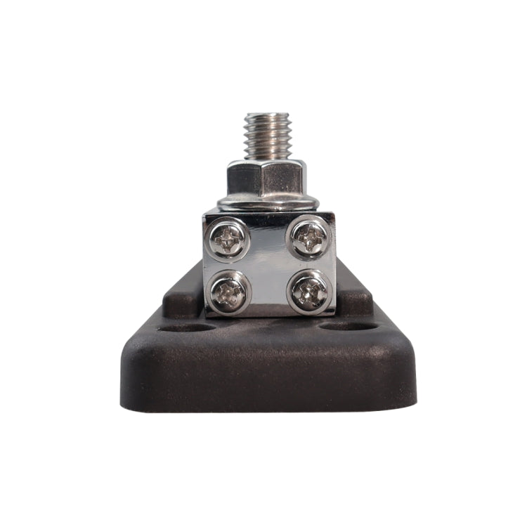 RV 600A High Current Busbar 4-way Straight M10 Wiring Studs