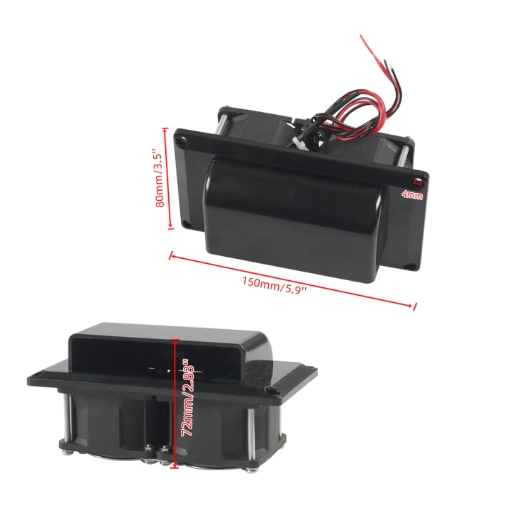 A8531 RV 12V High Power Range Hood Exhaust Fan