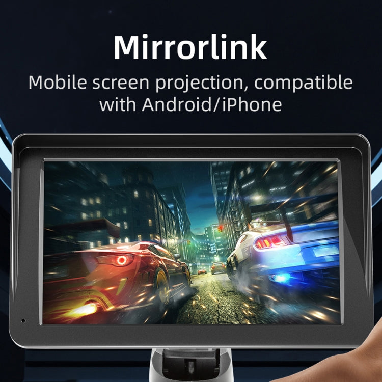 B5570 SunShade Style Car MP5 Player 7 inch Wireless CarPlay, Support Mobile Phone Interconnection