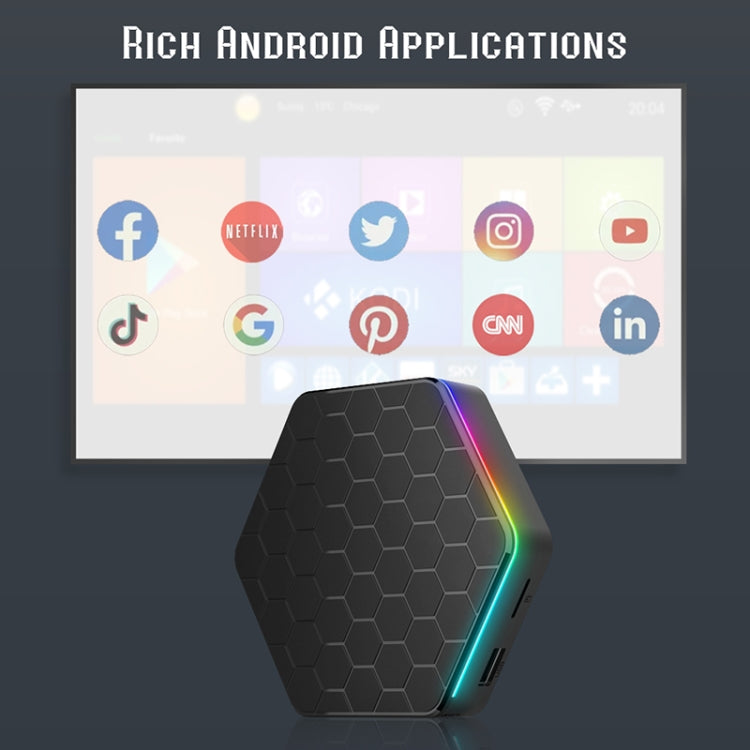 T95Z Plus 8K WiFi6 Android 12.0 Smart TV Box with Remote Control, Allwinner H618 Quad-Core