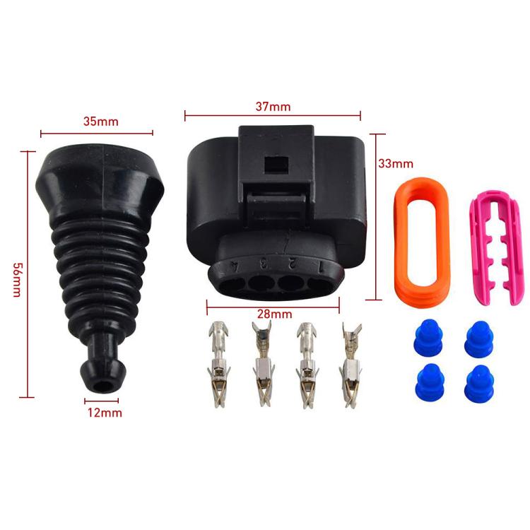 1 Set For Audi A7 3.0T 2016 Car Ignition Coil Connector Repair Kit, Large Size 1J0998724