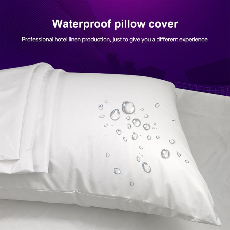 Waterproof and Stain-proof Knitted Fabric Pillowcase Zipper Version