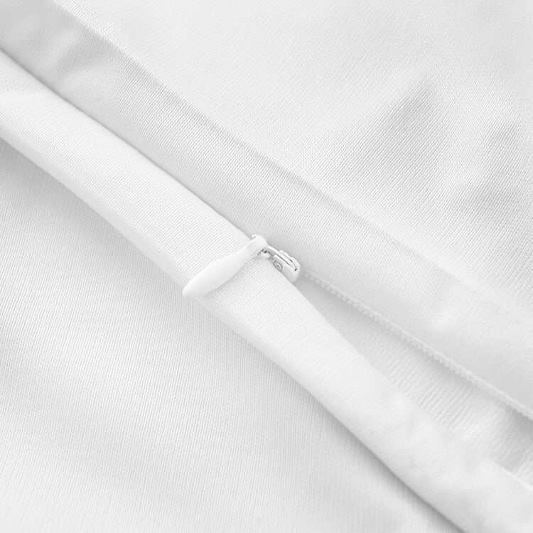 Waterproof and Stain-proof Knitted Fabric Pillowcase Zipper Version