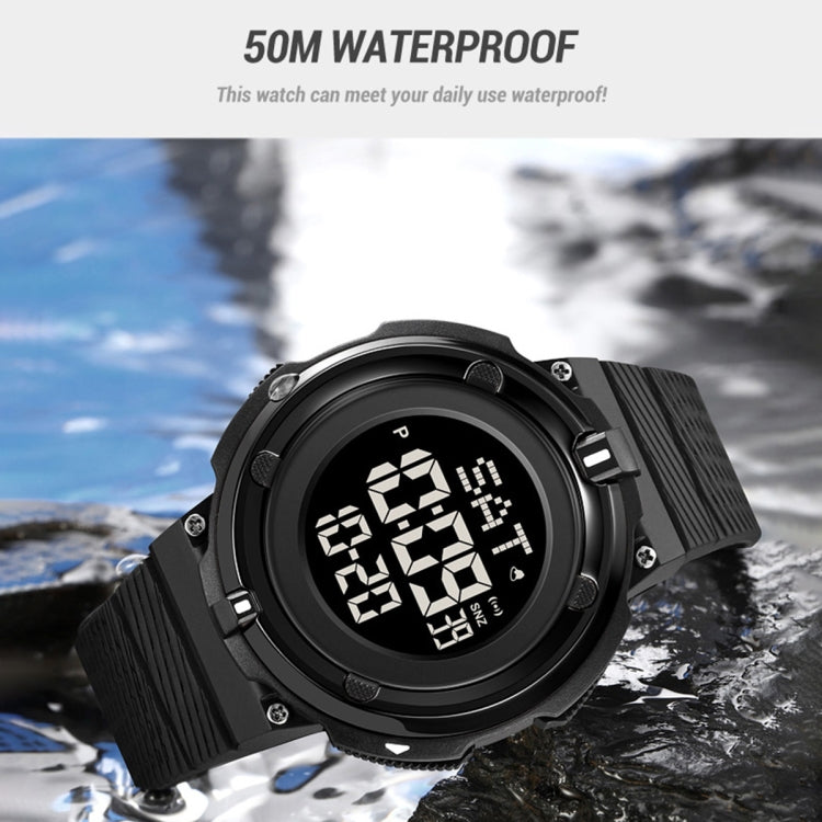 SKMEI 2010 Multifunctional Men 50M Waterproof Luminous Digital Wrist Watch