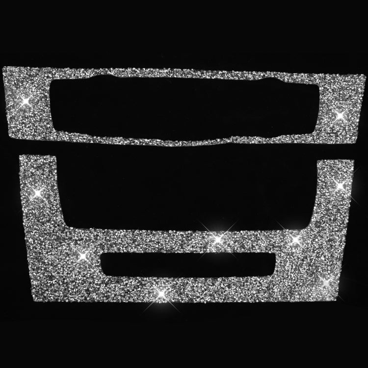 For BMW 3 Series E90 / E92 2005-2012 Car Aircondition CD Control Panel Premium Diamond Decorative Sticker