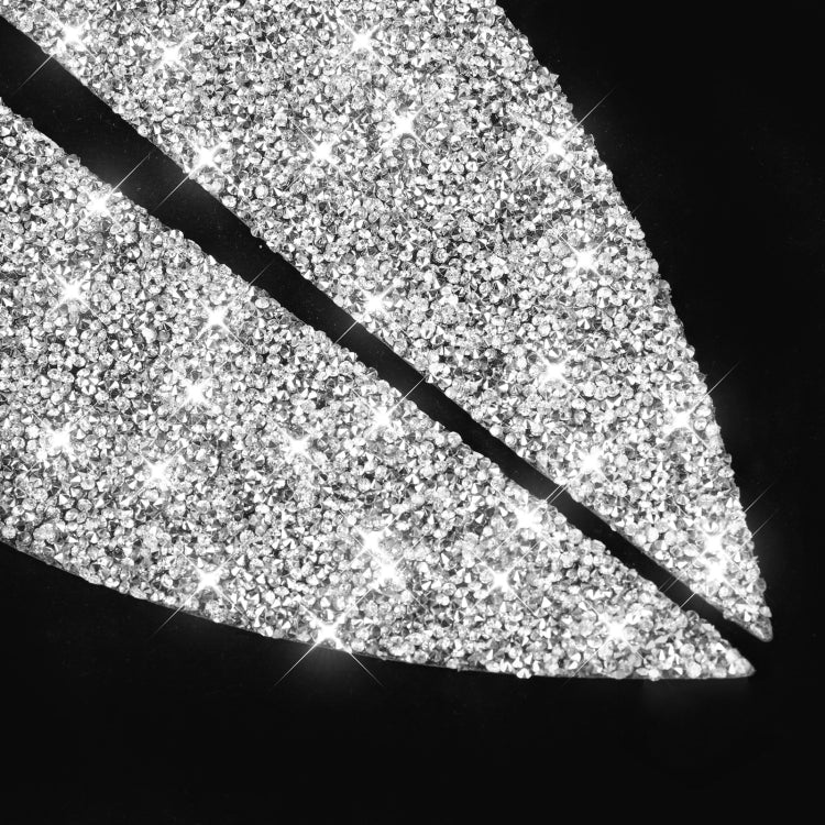 For Honda Civic 2001-2003 Car Light Eyebrow Diamond Decorative Sticker, Left and Right Drive