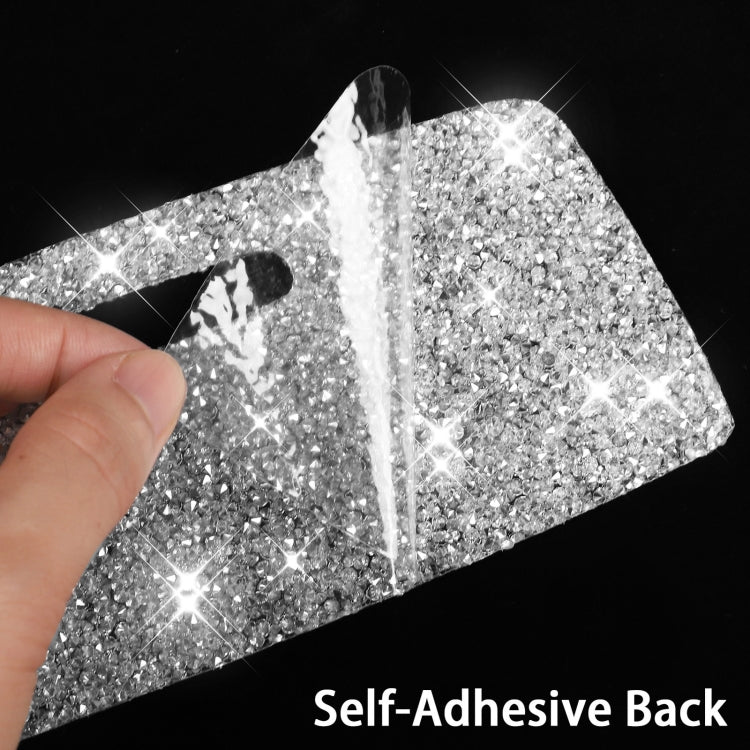 For Honda Civic 2001-2003 Car Light Eyebrow Diamond Decorative Sticker, Left and Right Drive