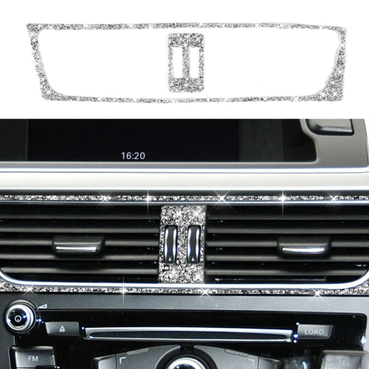 For Audi A4 / A5 / Q5 2pcs Car Air Conditioner Outlet Diamond Decoration Sticker