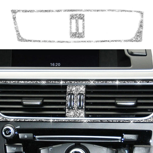 For Audi A4 / A5 / Q5 2pcs Car Air Conditioner Outlet Diamond Decoration Sticker